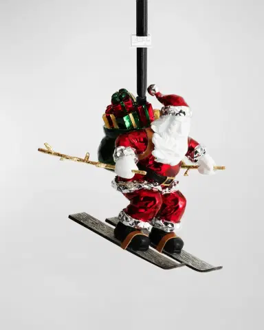 Michael Aram Skiing Santa Ornament | Thumbnail 2
