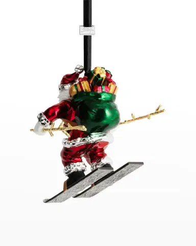 Michael Aram Skiing Santa Ornament | Thumbnail 4