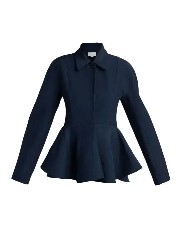 Dolman-Sleeve Wool Peplum Jacket Dolman-Sleeve Wool Peplum Jacket