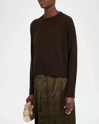 Lafayette 148 New York Boxy Crewneck Cashmere Sweater | Thumbnail 4 Lafayette 148 New York Boxy Crewneck Cashmere Sweater | Thumbnail 4