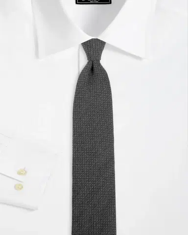 Canali Men's Textured Silk-Cashmere Tie | Thumbnail 2
