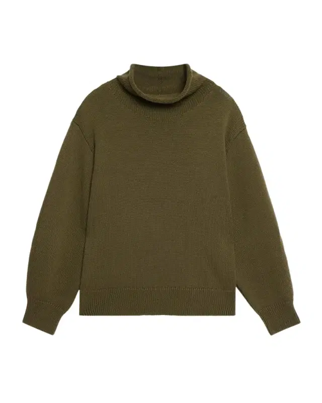 Lafayette 148 New York Oversized Funnel-Neck Wool Sweater
