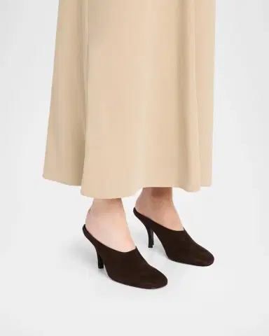 TOTEME 35mm Contour Suede Mules | Thumbnail 2