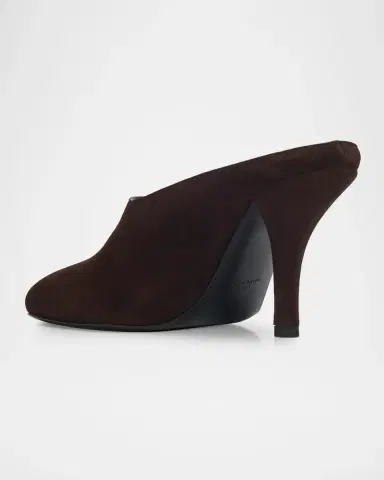 TOTEME 35mm Contour Suede Mules | Thumbnail 4