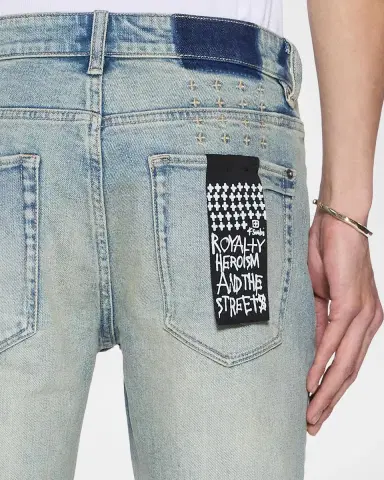 Ksubi Van Winkle Astral Grid Skinny Jeans | Thumbnail 4