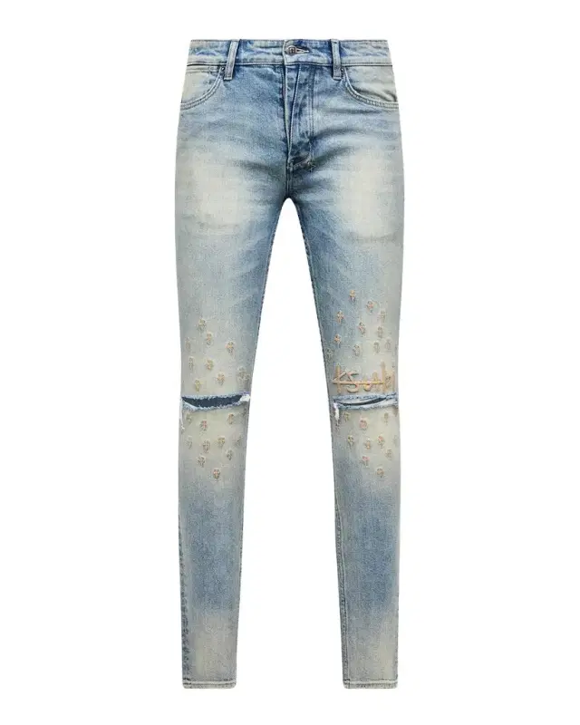 Ksubi Van Winkle Astral Grid Skinny Jeans