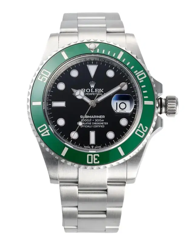 Vintage Watches Men's Rolex Submariner Sterling Silver Bracelet Watch, 41mm