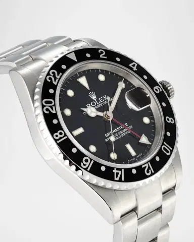 Vintage Watches Men's Rolex GMT-Master II Sterling Silver Bracelet Watch, 40mm | Thumbnail 3 Vintage Watches Men's Rolex GMT-Master II Sterling Silver Bracelet Watch, 40mm | Thumbnail 3