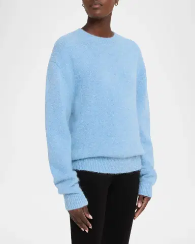 TOTEME Classic Alpaca-Blend Crewneck Sweater | Thumbnail 4 TOTEME Classic Alpaca-Blend Crewneck Sweater | Thumbnail 4
