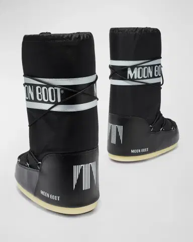 Moon Boot Icon Tall Nylon Snow Boots | Thumbnail 4 Moon Boot Icon Tall Nylon Snow Boots | Thumbnail 4