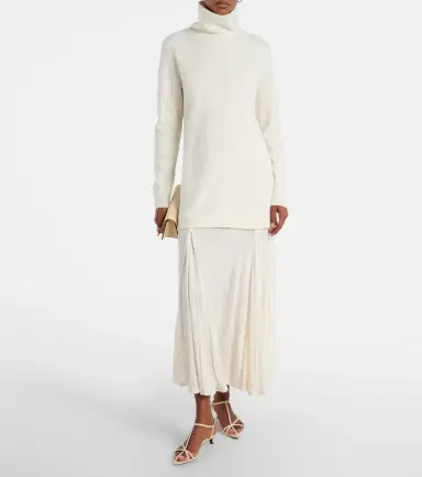 Xu Zhi Paneled wool-blend maxi dress | Thumbnail 3
