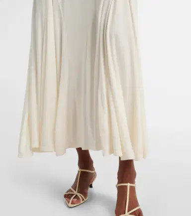 Xu Zhi Paneled wool-blend maxi dress | Thumbnail 5