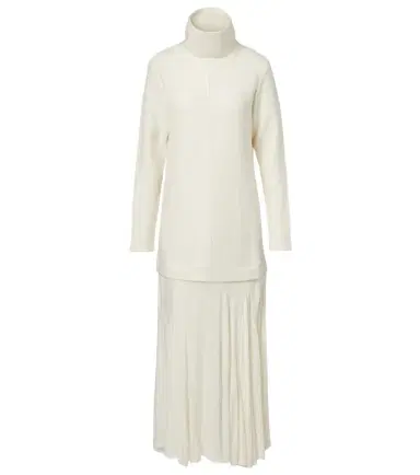 Xu Zhi Paneled wool-blend maxi dress | Thumbnail 1