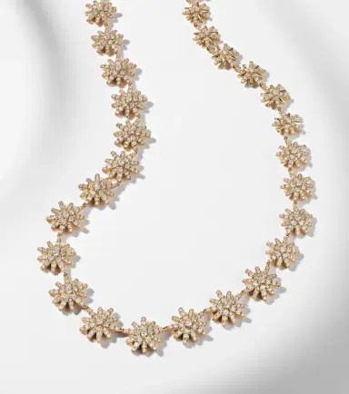David Yurman Starburst 18kt gold necklace with diamonds | Thumbnail 3