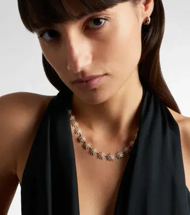 David Yurman Starburst 18kt gold necklace with diamonds | Thumbnail 4