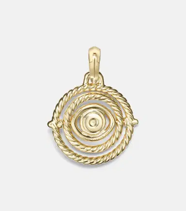 David Yurman Evil Eye 18kt gold necklace with emeralds and diamonds | Thumbnail 2