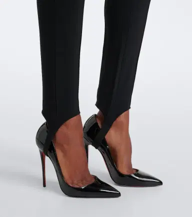 Mugler Wool-blend stirrup leggings | Thumbnail 2 Mugler Wool-blend stirrup leggings | Thumbnail 2