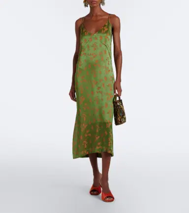 Dries Van Noten Embellished floral jacquard top-handle bag | Thumbnail 5