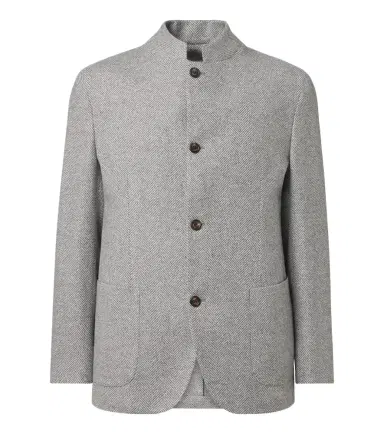 ELEVENTY Herringbone cashmere and silk blazer | Thumbnail 1