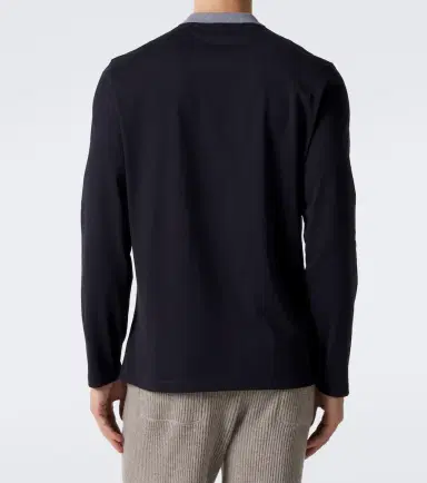 Brunello Cucinelli Logo cotton jersey polo shirt | Thumbnail 3 Brunello Cucinelli Logo cotton jersey polo shirt | Thumbnail 3