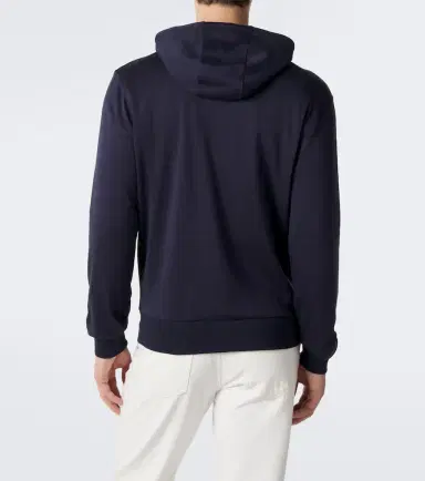 ELEVENTY Silk and cotton-blend zip-up hoodie | Thumbnail 7