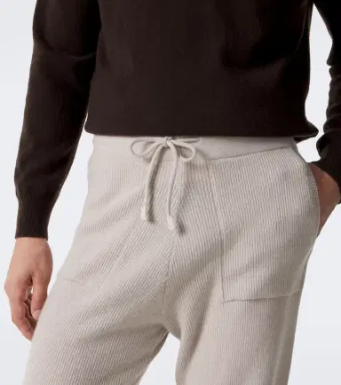 ELEVENTY Ribbed-knit cashmere sweatpants | Thumbnail 4
