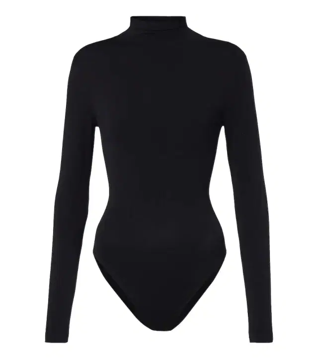 Shaping turtleneck jersey bodysuit