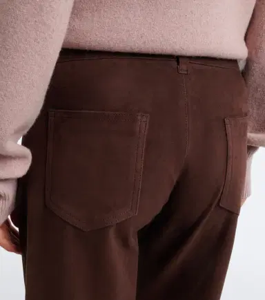 STOULS Lilou Ten suede wide-leg pants | Thumbnail 4