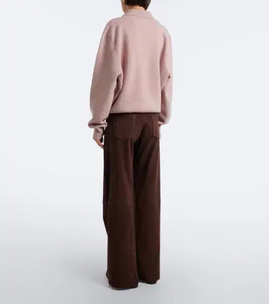 STOULS Lilou Ten suede wide-leg pants | Thumbnail 6