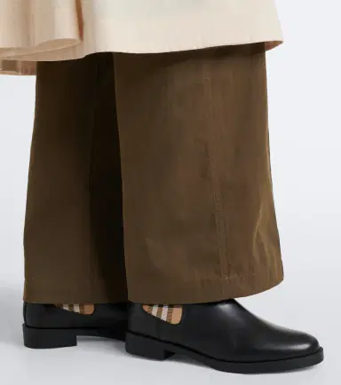 Burberry Check leather Chelsea boots | Thumbnail 5 Burberry Check leather Chelsea boots | Thumbnail 5