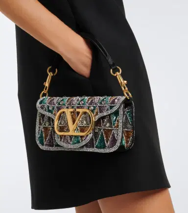 Valentino Garavani Loco Small embellished shoulder bag | Thumbnail 5 Valentino Garavani Loco Small embellished shoulder bag | Thumbnail 5