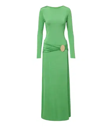 Cala de la Cruz Eres gathered jersey maxi dress | Thumbnail 1 Cala de la Cruz Eres gathered jersey maxi dress | Thumbnail 1