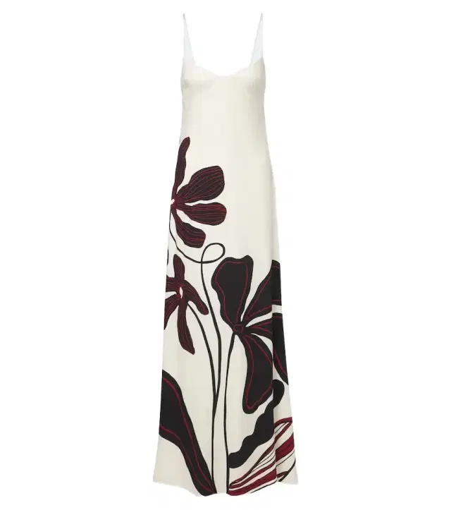 Cala de la Cruz Pontevedra floral maxi dress