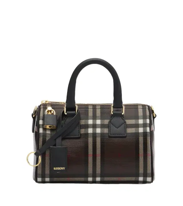 Check Mini canvas bowling bag Check Mini canvas bowling bag