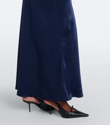 Rodarte Lace-trimmed silk satin maxi dress | Thumbnail 5 Rodarte Lace-trimmed silk satin maxi dress | Thumbnail 5