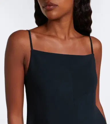 Givenchy Sliced crepe cady minidress | Thumbnail 2 Givenchy Sliced crepe cady minidress | Thumbnail 2