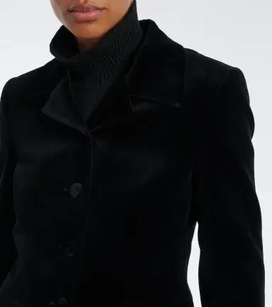 RÓHE Róhe Single-breasted cotton velvet blazer | Thumbnail 4 RÓHE Róhe Single-breasted cotton velvet blazer | Thumbnail 4