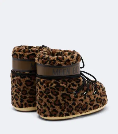 Moon Boot Icon Low leopard-print teddy snow boots | Thumbnail 3