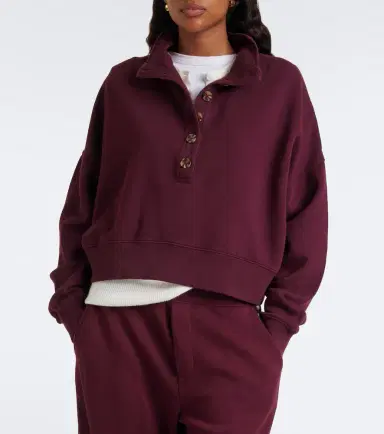 Velvet Fatima cotton jersey sweatshirt | Thumbnail 3