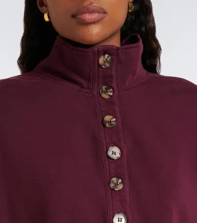 Velvet Fatima cotton jersey sweatshirt | Thumbnail 4