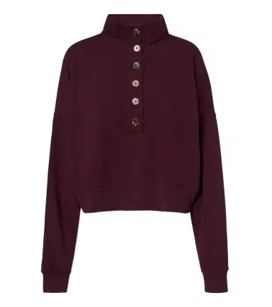 Velvet Fatima cotton jersey sweatshirt | Thumbnail 1