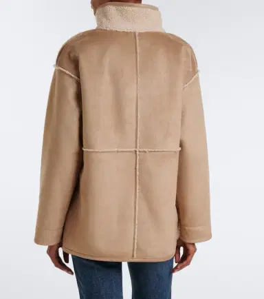 Velvet Shona teddy-trimmed jacket | Thumbnail 5