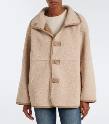 Velvet Shona teddy-trimmed jacket | Thumbnail 7