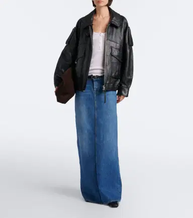 7 For All Mankind Denim maxi skirt | Thumbnail 5
