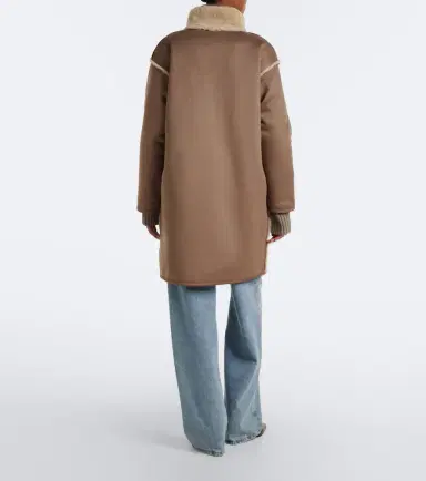 Velvet Yves teddy-trimmed coat | Thumbnail 2 Velvet Yves teddy-trimmed coat | Thumbnail 2