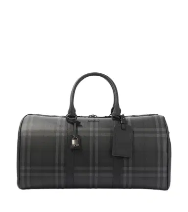 Burberry Check leather-trimmed duffel bag | Thumbnail 1