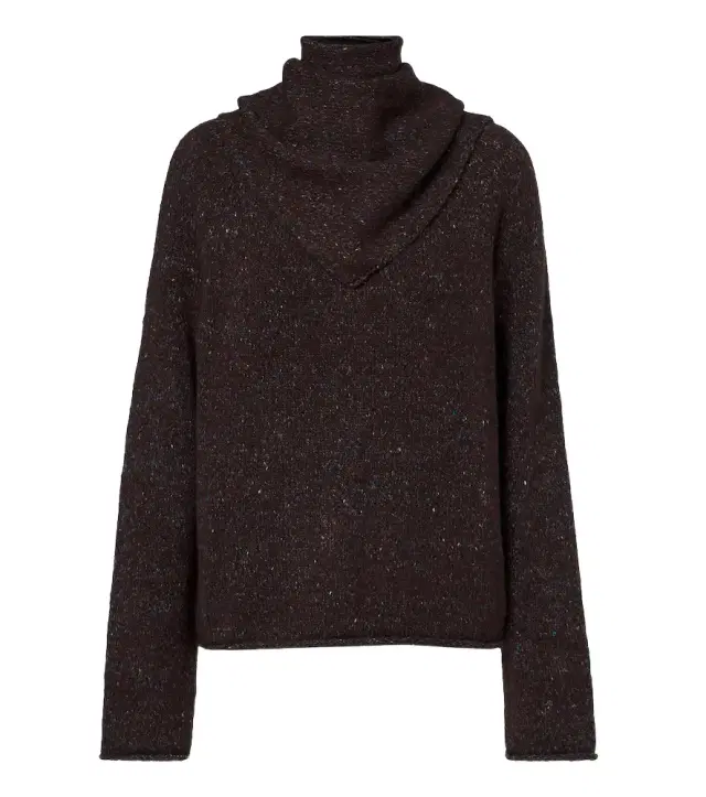 Velvet Kana scarf-detail wool-blend sweater