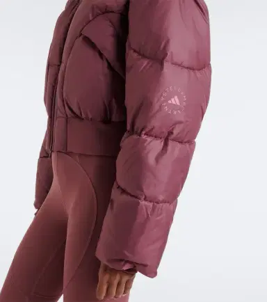 adidas by Stella McCartney Cropped puffer jacket | Thumbnail 3 adidas by Stella McCartney Cropped puffer jacket | Thumbnail 3
