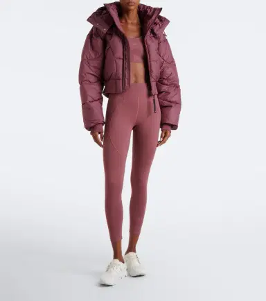 adidas by Stella McCartney Cropped puffer jacket | Thumbnail 4 adidas by Stella McCartney Cropped puffer jacket | Thumbnail 4