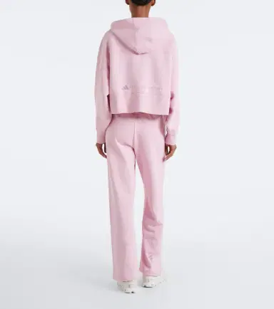 adidas by Stella McCartney Logo cotton jersey sweatants | Thumbnail 2